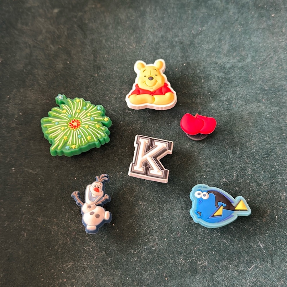 Disney Character Shoe Charms Set